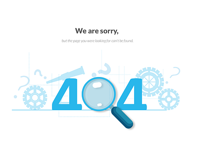 404 Page-Not Found 404 page error 404 got lost ilustration not found ui uidesign web