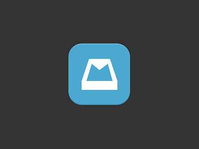 Mailbox iOS7 Icon flat icon interface ios7 mailbox ui