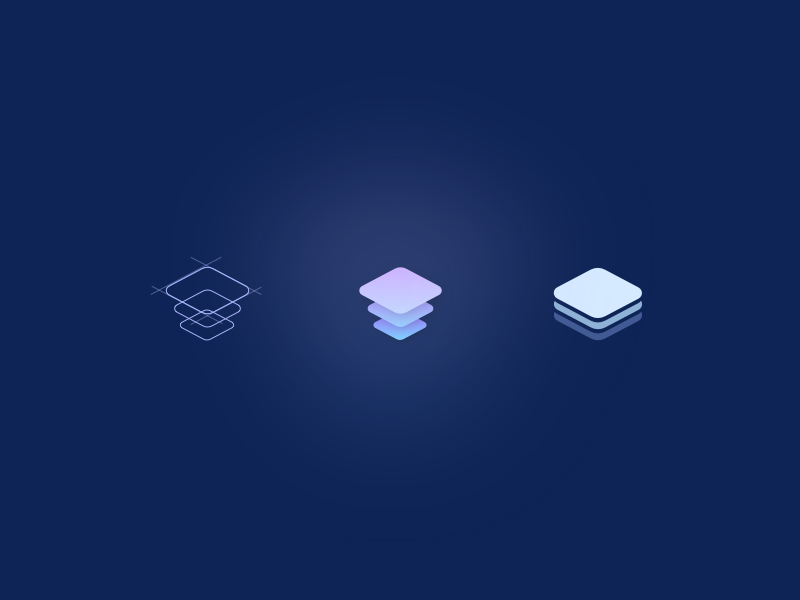 Fundstack Logo Evolution identity mark vector type design colors branding brand logo