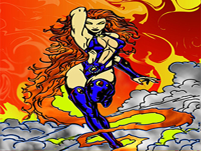 StarFire illustration photoshop