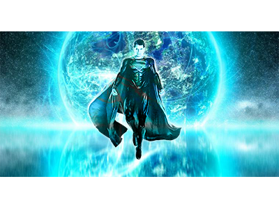 Superman image manipulation metta painting photoshop