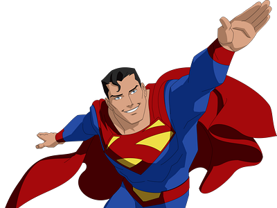 Superman 22 cartoon illustration
