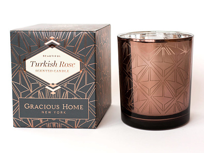 Gracious Home Scented Candles brand design cpg graphic design logo design packaging design
