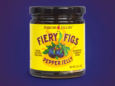 Jenkins Jellies Fiery Figs Pepper Jelly