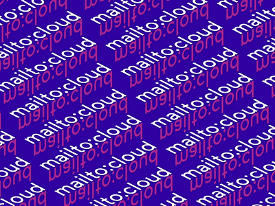 Mailto:cloud Conference 2019 ☁️ animation cloud kinetic motion typography