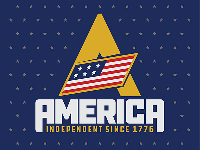 America a america badge flag icon logo usa vector