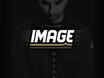 DJ Image Logo brand dj gold hip hop logo logotype music party vinyl