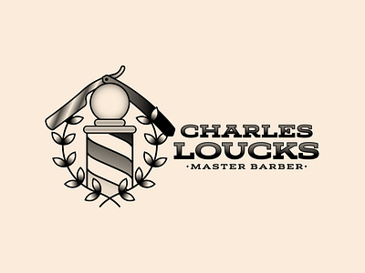 Charles Loucks Barber Main Logo