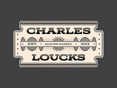 Charles Loucks Razor Badge