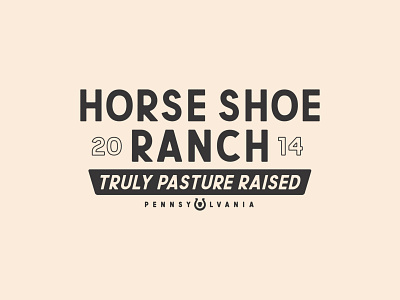 Horse Shoe Ranch Text Logo