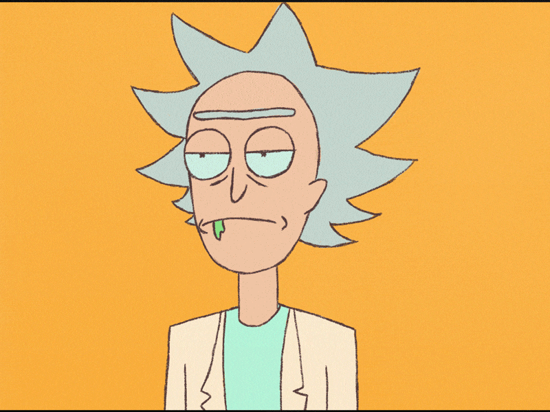 Evil Inside (Rick and Morty) animation character animation framebyframe rick rick and morty rickandmorty