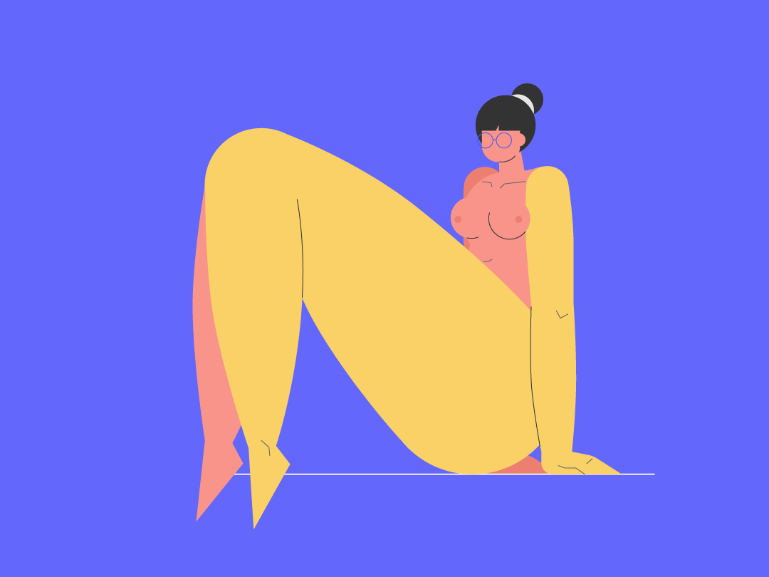 "N" For Nude charachter character design dribbble nude