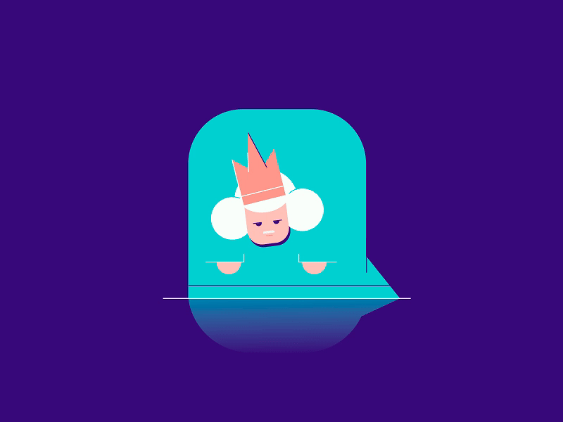 Day 17 / "Q"for Queen 2d 36days q 36daysoftype 36daysoftype06 animation character animation illustration motion queen typography