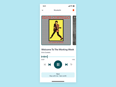 Daily UI 09 - Music player