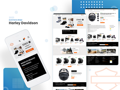 Harley Davidson e-shop design #1