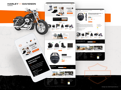 Harley Davidson e-shop design #2