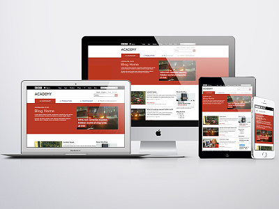 BBC Academy Blogs academy bbc invision mockups new redesign responsible