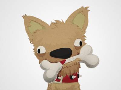 The Dog cartoon dog funny game illustration ios ipad iphone