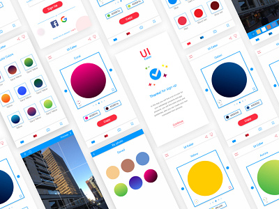 UI color app app design ui ux web