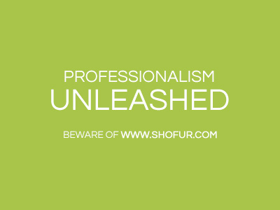 No more shofur clients not paid professionalism