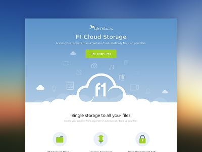 Life Tributes cloud files funeralone overview product storage upload website