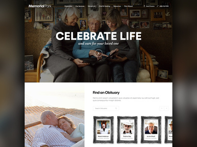 Funeral Web Theme Template