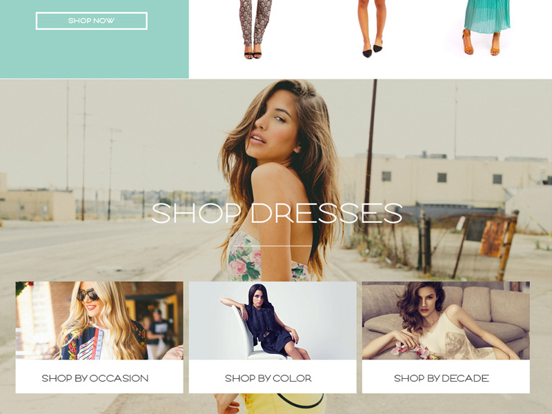 Shop by Category ecommerce categories clothing eshop ui ux simple clean interface design