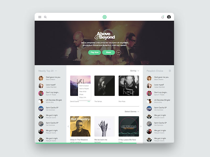 Let the music play - Light by Paresh Khatri on Dribbble