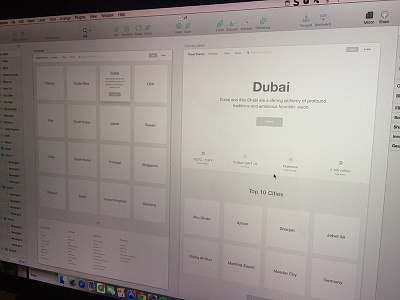 City Guide design flat prototyping sketch sketching travel ui ux web wireframe
