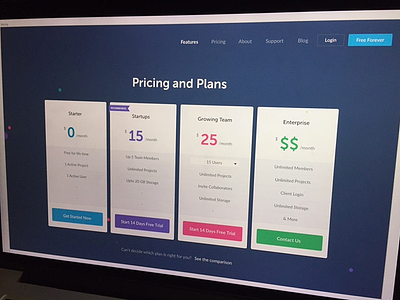 Pricing Retouched icon icons interface pricing table ui upgrade ux webdesign website