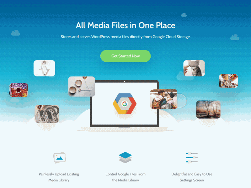 Cloud Storage homepage icon icons redesign ui ux webdesign website