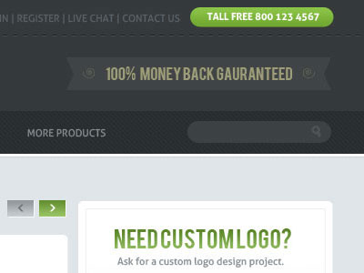 Simple Header 100 call clean gaurateed header moneyback search us website wordpress