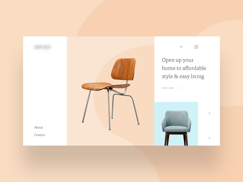 Zenza Homepage by Paresh Khatri on Dribbble
