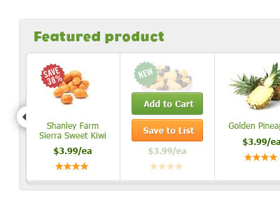 With White Bg area chef ecommerce featured food fruits meat products shop store