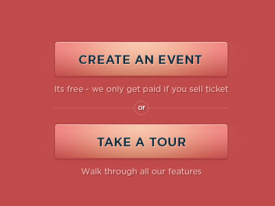 Milky Buttons button create design even event glossy organizer ui