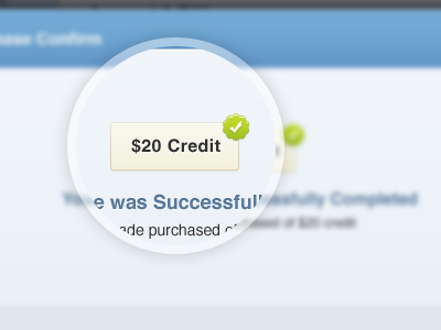 Credits clean credits design minimal payment simple software ui ux