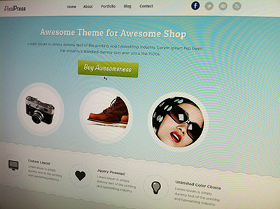 Pixelpress Ecommerce cart checkout clean ecommerce listing product shopping simple theme wordpress