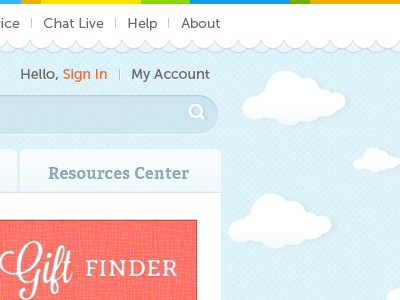 Tabs account background chat clean my signin simple tabs webdesign
