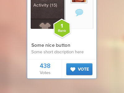 Ranking box clean projects ranking simple votes