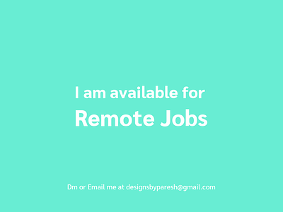 Available For Remote
