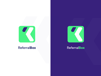 Referral Box Logo Identity brand branding identity logo logo design