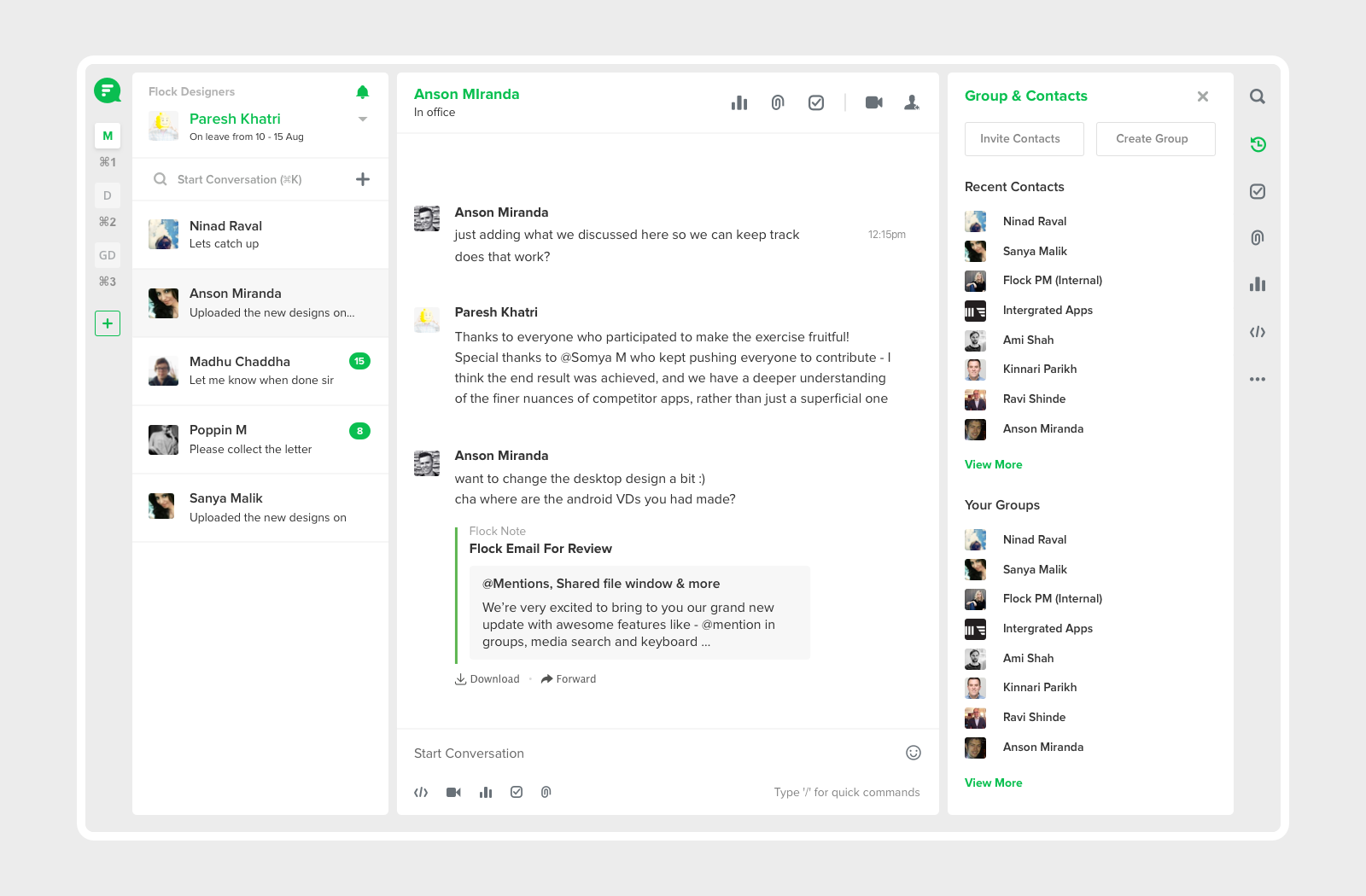 Flock App Redesign Full Case Study. by Paresh Khatri on Dribbble