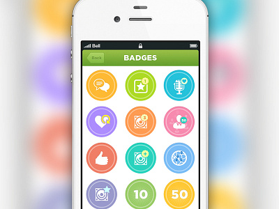 Some Badges badges icons illustration iphone