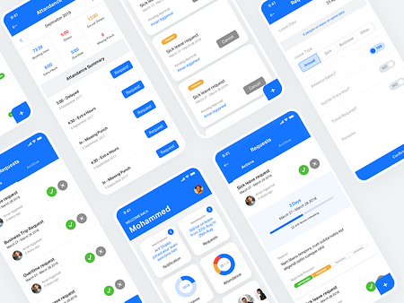 Employee App - HR by Paresh Khatri on Dribbble