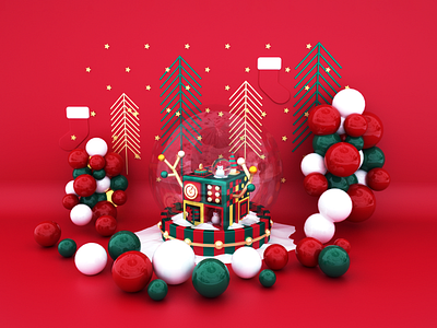 Christmas app design