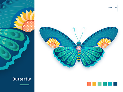 Butterfly design picture