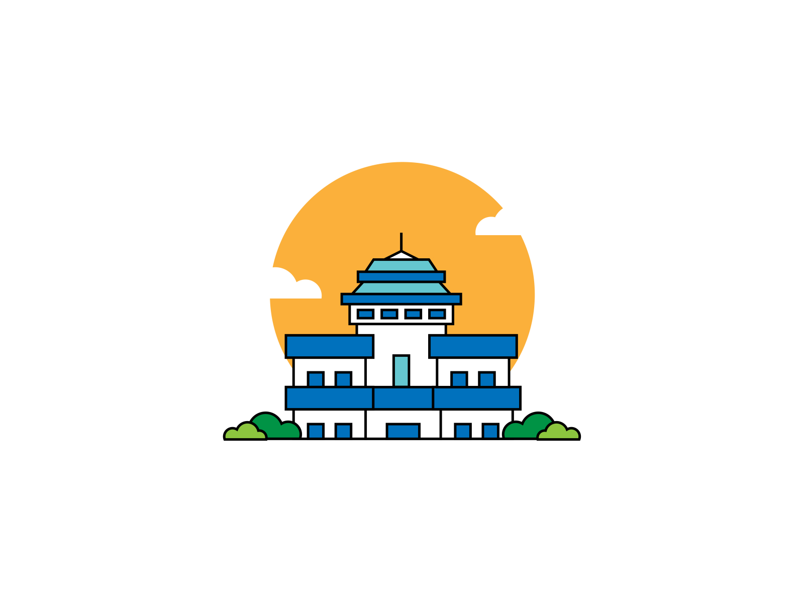 Gedung Sate Bandung By Grapikit On Dribbble 2617