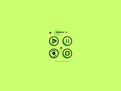 Play Icon design flat design graphic icon ui