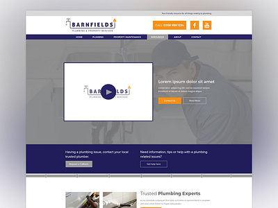 BARNFIELDS Web Design Concept