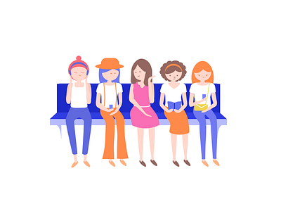 girls girls illustration lovely